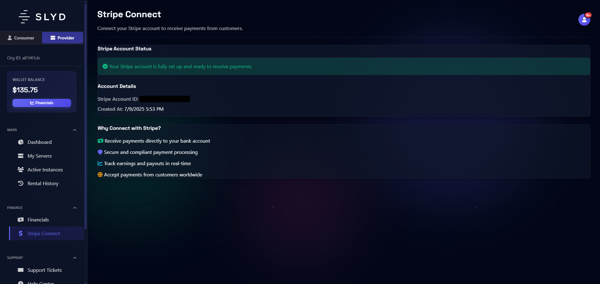 View completed status 